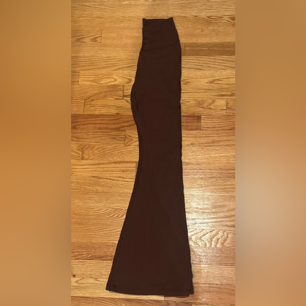 Aerie Red High Waisted Flare Leggings